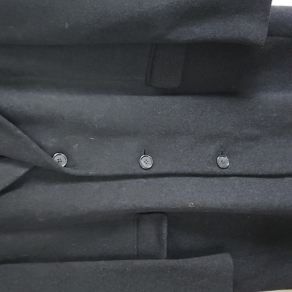 Ron Chereskin black cashmere overcoat, Men's classic coat - Picture 5 of 12